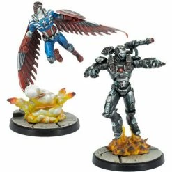 ATOMIC MASS GAMES Marvel Crisis Protocol: Captain America & War Machine Character Pack Miniatures Game Miniature Games