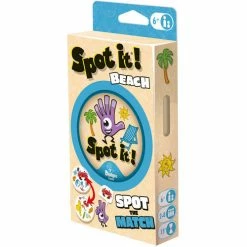 Asmodee Non-Collectible Card Games Spot It! Beach Card Game (Eco-Blister)