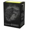 ARCANE TINMEN Card Sleeves Dragon Shields - A Game Of Thrones: House Stark - Brushed Art Sleeves (100CT)