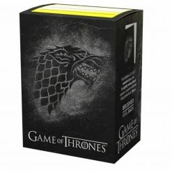 ARCANE TINMEN Card Sleeves Dragon Shields - A Game Of Thrones: House Stark - Brushed Art Sleeves (100CT)