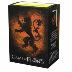 ARCANE TINMEN Dragon Shields - A Game Of Thrones: House Lannister - Brushed Art Sleeves (100CT)