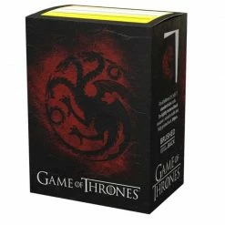 ARCANE TINMEN Card Sleeves Dragon Shields - A Game Of Thrones: House Targaryen - Brushed Art Sleeves (100CT)