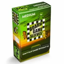 ARCANE TINMEN Medium Green Non-Glare Board Game Sleeves (50 CT) [In Stock]