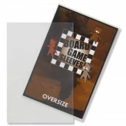 ARCANE TINMEN Oversize Brown Non-Glare Board Game Sleeves (50 CT) Card Sleeves