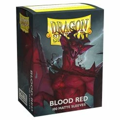 Dragon Shield: Matte Blood Red Art Sleeves 100CT [Pre-order]