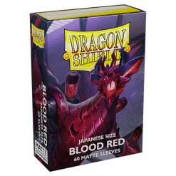 Dragon Shield: Japanese: Blood Red Art Sleeves 60CT [Pre-order]