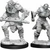 WIZKIDS Dungeons & Dragons: Nolzur`s Marvelous Unpainted Miniatures: Bugbear Barbarian Male & Bugbear Rogue Female W15 2 WIZKIDS Dungeons & Dragons: Nolzur`s Marvelous Unpainted Miniatures: Bugbear Barbarian Male & Bugbear Rogue Female W15