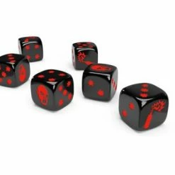 CMON Zombicide 2nd Edition: Special Black & White Dice 7 CMON Zombicide 2nd Edition: Special Black & White Dice
