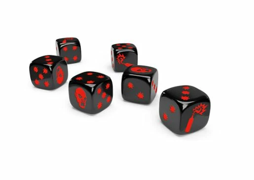 CMON Zombicide 2nd Edition: Special Black & White Dice 5 CMON Zombicide 2nd Edition: Special Black & White Dice
