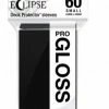 Ultra Pro Eclipse Gloss: Small Jet Black Basic Sleeves Card Sleeves 2 Ultra Pro Eclipse Gloss: Small Jet Black Basic Sleeves Card Sleeves