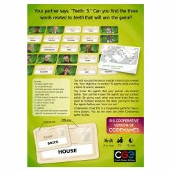 CZECH GAME EDITIONS Codenames: Duet XXL Card Game Non-Collectible Card Games