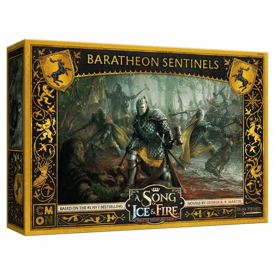 CMON Miniature Games A Song Of Ice And Fire: Baratheon Sentinels Miniatures 3 CMON Miniature Games A Song Of Ice And Fire: Baratheon Sentinels Miniatures
