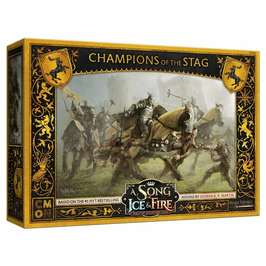 CMON Miniature Games A Song Of Ice And Fire: Champions Of The Stag Miniatures 3 CMON Miniature Games A Song Of Ice And Fire: Champions Of The Stag Miniatures
