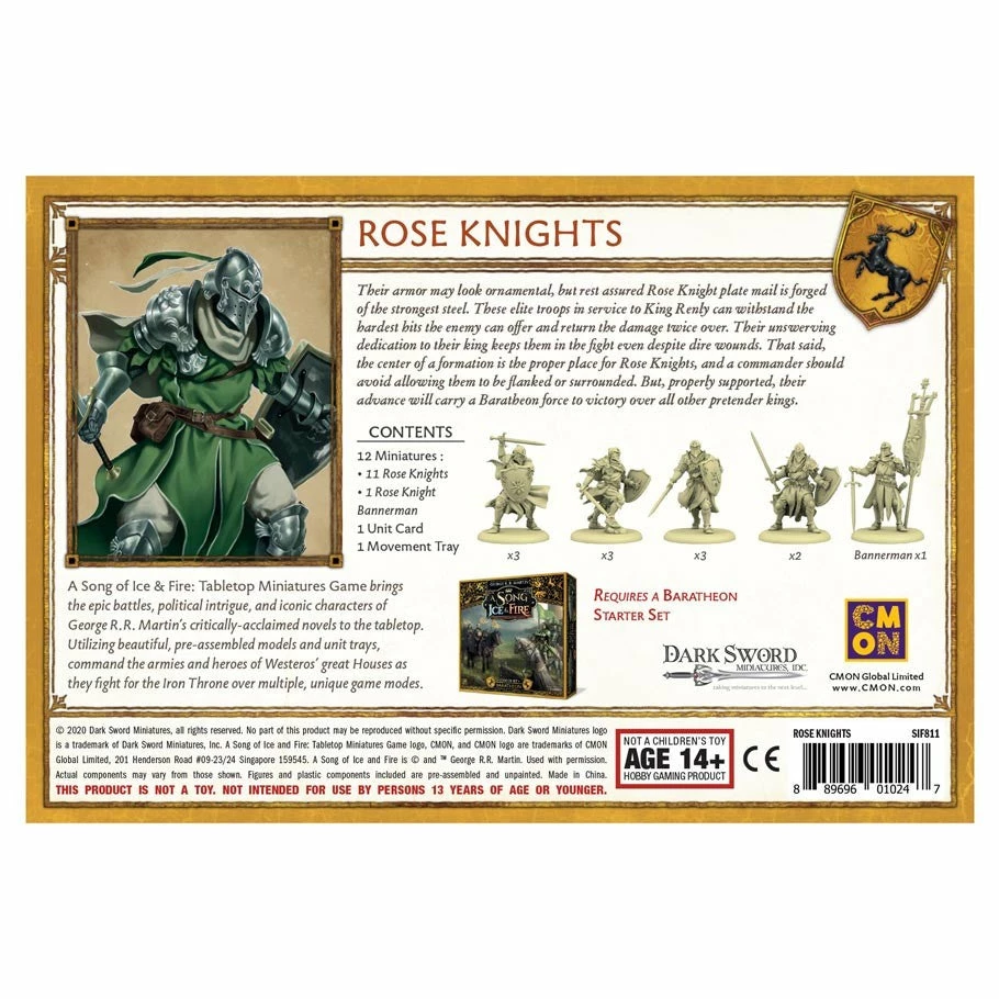 CMON A Song Of Ice & Fire: Rose Knights Miniatures 5 CMON A Song Of Ice & Fire: Rose Knights Miniatures