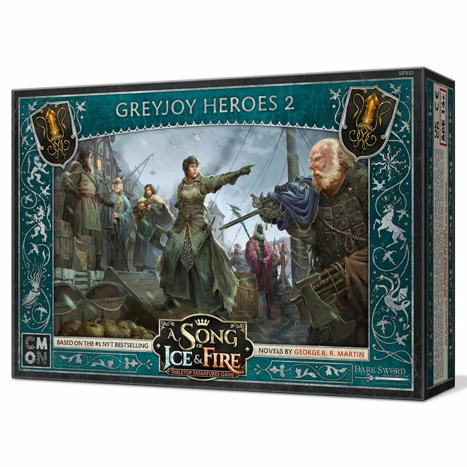 CMON A Song Of Ice & Fire: Greyjoy Heroes #2 Miniatures Game Miniature Games 3 CMON A Song Of Ice & Fire: Greyjoy Heroes #2 Miniatures Game Miniature Games