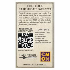 CMON A Song Of Ice And Fire: Free Folk Faction Pack Miniatures Game