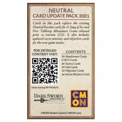 CMON A Song Of Ice And Fire: Neutral Faction Pack Miniatures Game