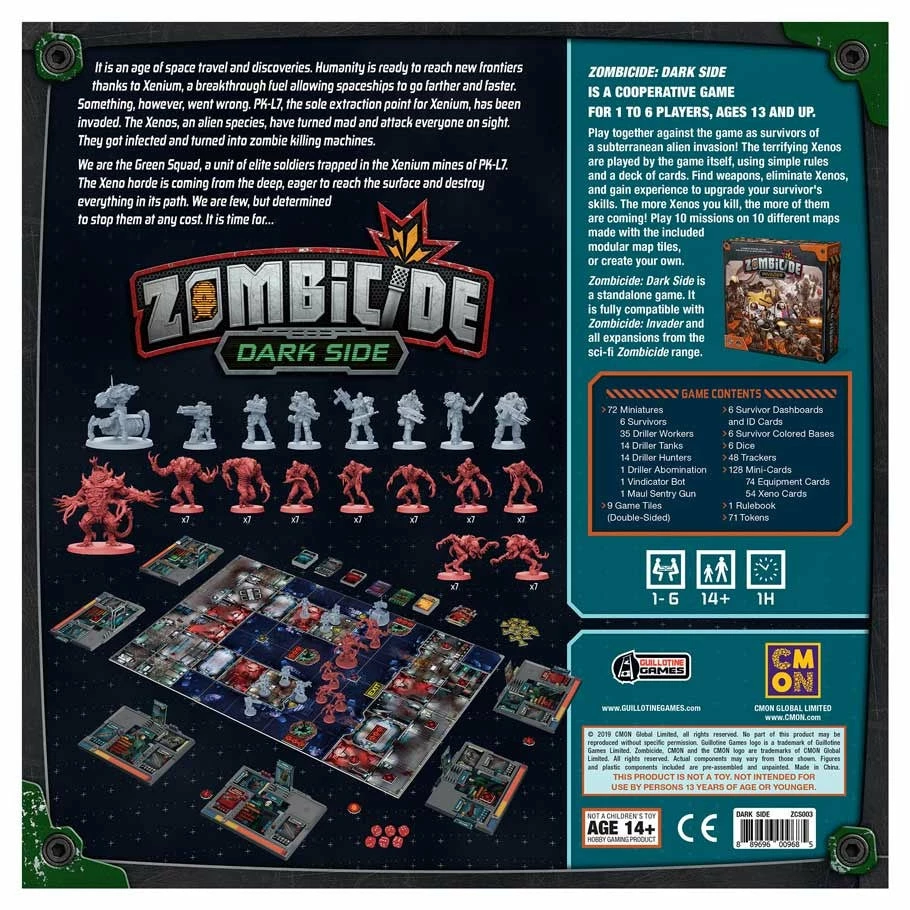 CMON Miniature Games Zombicide Invader: Dark Side Board Game 6 CMON Miniature Games Zombicide Invader: Dark Side Board Game