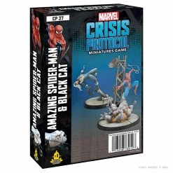 ATOMIC MASS GAMES Marvel Crisis Protocol: Amazing Spider-Man & Black Cat Character Pack Miniatures Game Miniature Games