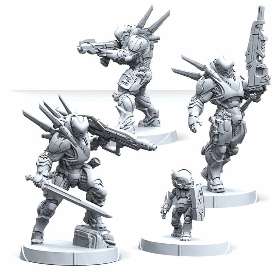 CORVUS BELLI Miniature Games Infinity: Yu Jing - Shang Ji Invincibles Miniatures 3 CORVUS BELLI Miniature Games Infinity: Yu Jing - Shang Ji Invincibles Miniatures
