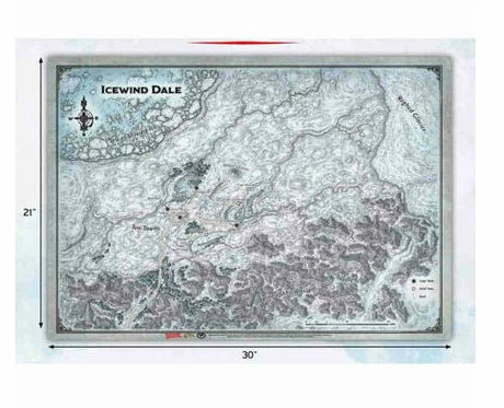GALE FORCE 9 Dungeon And Dragons D&D: Icewind Dale: Map RPG Accessories Dungeons & Dragons 3 GALE FORCE 9 Dungeon And Dragons D&D: Icewind Dale: Map RPG Accessories Dungeons & Dragons
