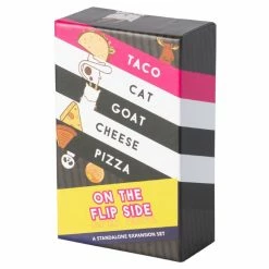 DOLPHIN HAT GAMES Taco Cat Goat Cheese Pizza: Flip Side Card Game [Pre-order] Non-Collectible Card Games