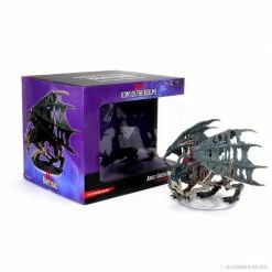 WIZKIDS Dungeons And Dragons D&D: Icons Of The Realms: Premium Figures: Green Dracolich Miniatures Miniature Games