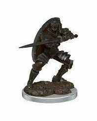WIZKIDS Miniature Games Dungeons & Dragons: Icons Of The Realms Premium Figures W7 Male Warforged Fighter Fantasy Miniatures