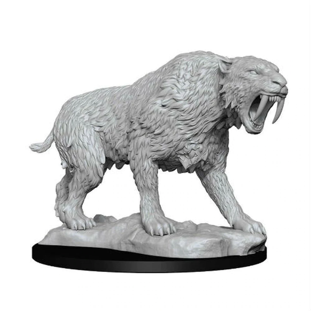 WizKids Deep Cuts Minis: Saber-Toothed Tiger W14 Miniatures Miniature Games 3 WizKids Deep Cuts Minis: Saber-Toothed Tiger W14 Miniatures Miniature Games
