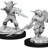 WIZKIDS Dungeons & Dragons: Nolzur`s Marvelous Male Goblin Rogue & Female Goblin Bard W15 Miniatures