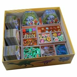 Folded Space Box Insert: Color: Dinosaur World