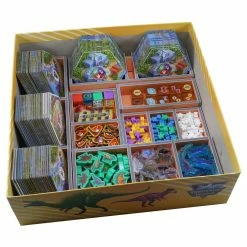 Folded Space Box Insert: Color: Dinosaur World