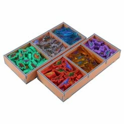Folded Space Box Insert: Color: Dinosaur World