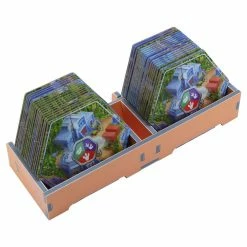 Folded Space Box Insert: Color: Dinosaur World
