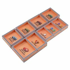 Folded Space Box Insert: Color: Dinosaur World