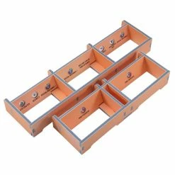 Folded Space Box Insert: Color: Dinosaur World