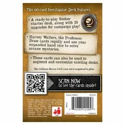 Fantasy Flight Games Arkham Horror: LCG Harvey Walters Seeker Investigator Starter Deck [In Stock] Non-Collectible Card Games