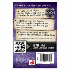 Fantasy Flight Games Arkham Horror: LCG Jacqueline Fine Mystic Investigator Starter Deck [In Stock] Non-Collectible Card Games