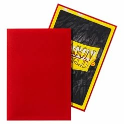 ARCANE TINMEN Card Sleeves Dragon Shield - Crimson- JP-Size Matte Basic Sleeves (60CT) [In Stock]