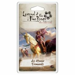Fantasy Flight Games Legend Of The 5 Rings L5R LCG: As Honor Demands Dynasty Pack Card Game Non-Collectible Card Games