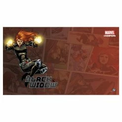 Fantasy Flight Games MC LCG: Black Widow Game Mat Premium Art Play Mat