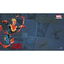 Fantasy Flight Games Marvel Champions LCG: Captain Marvel Game Mat Premium Art Play Mat