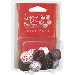 Fantasy Flight Games Legend Of The Five Rings L5R RPG: 10pcs Dice Set