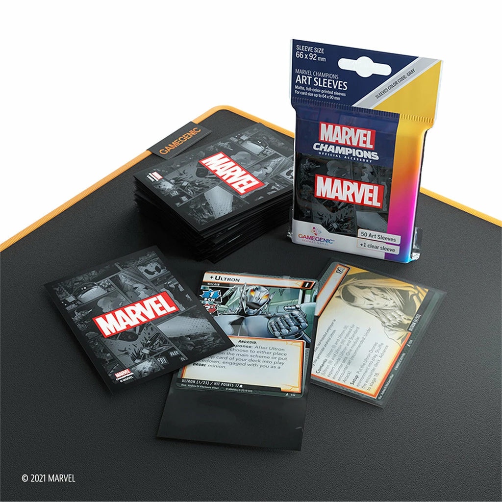 Asmodee Marvel Champions LCG: Marvel Black Card Sleeves 6 Asmodee Marvel Champions LCG: Marvel Black Card Sleeves