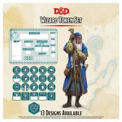 GALE FORCE 9 Dungeons & Dragons: Character Token Set: Wizard