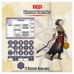 GALE FORCE 9 Dungeons & Dragons: Character Token Set: Warlock