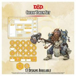 GALE FORCE 9 Dungeons & Dragons: Character Token Set: Cleric