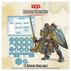 GALE FORCE 9 Dungeons & Dragons: Character Token Set: Paladin