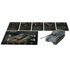 GALE FORCE 9 World Of Tanks: Miniatures Game: Wave 5 - German Panther (Medium Tank) [Pre-order] Miniature Games