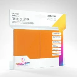 Gamegenic Prime: Orange Basic Sleeves Card Sleeves